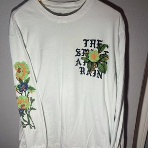 Bershka L embossed longsleeve tee